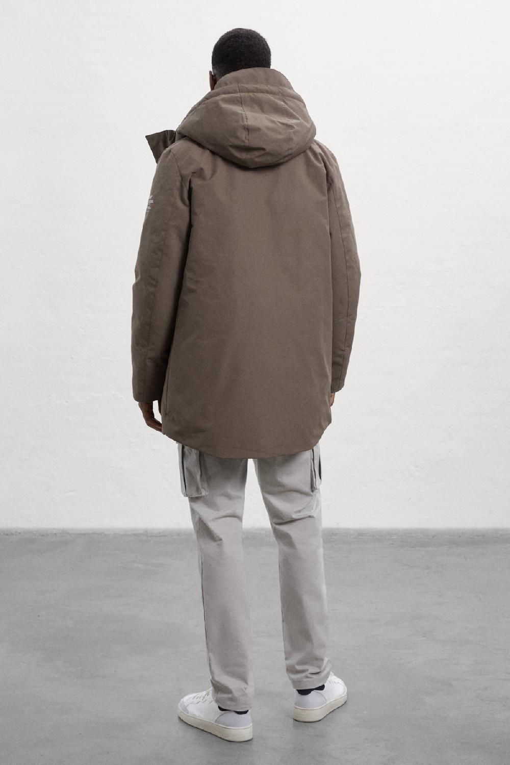 Ecoalf BROWN PARKO COAT