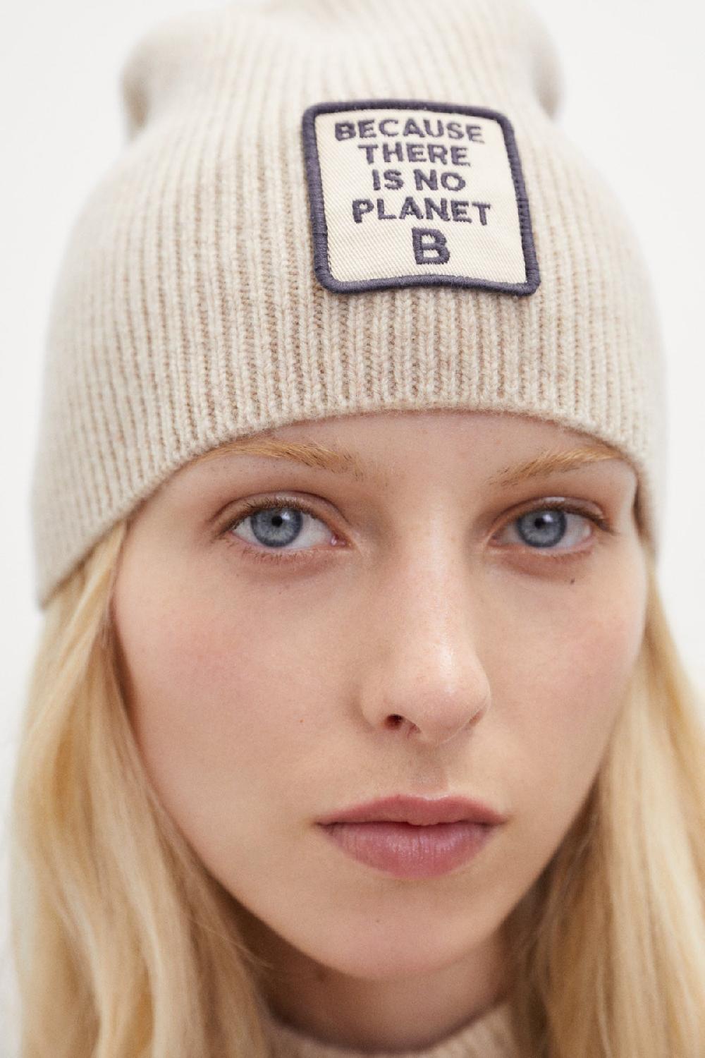 Ecoalf BROWN PATCH BECAUSE HAT