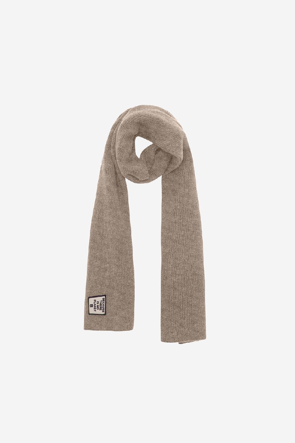 Ecoalf BROWN PATCH BECAUSE SCARF