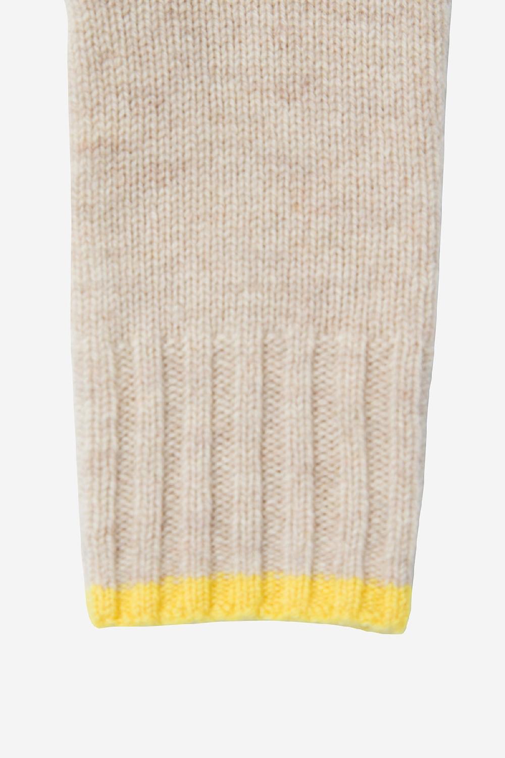 Ecoalf BROWN WOOL GLOVES