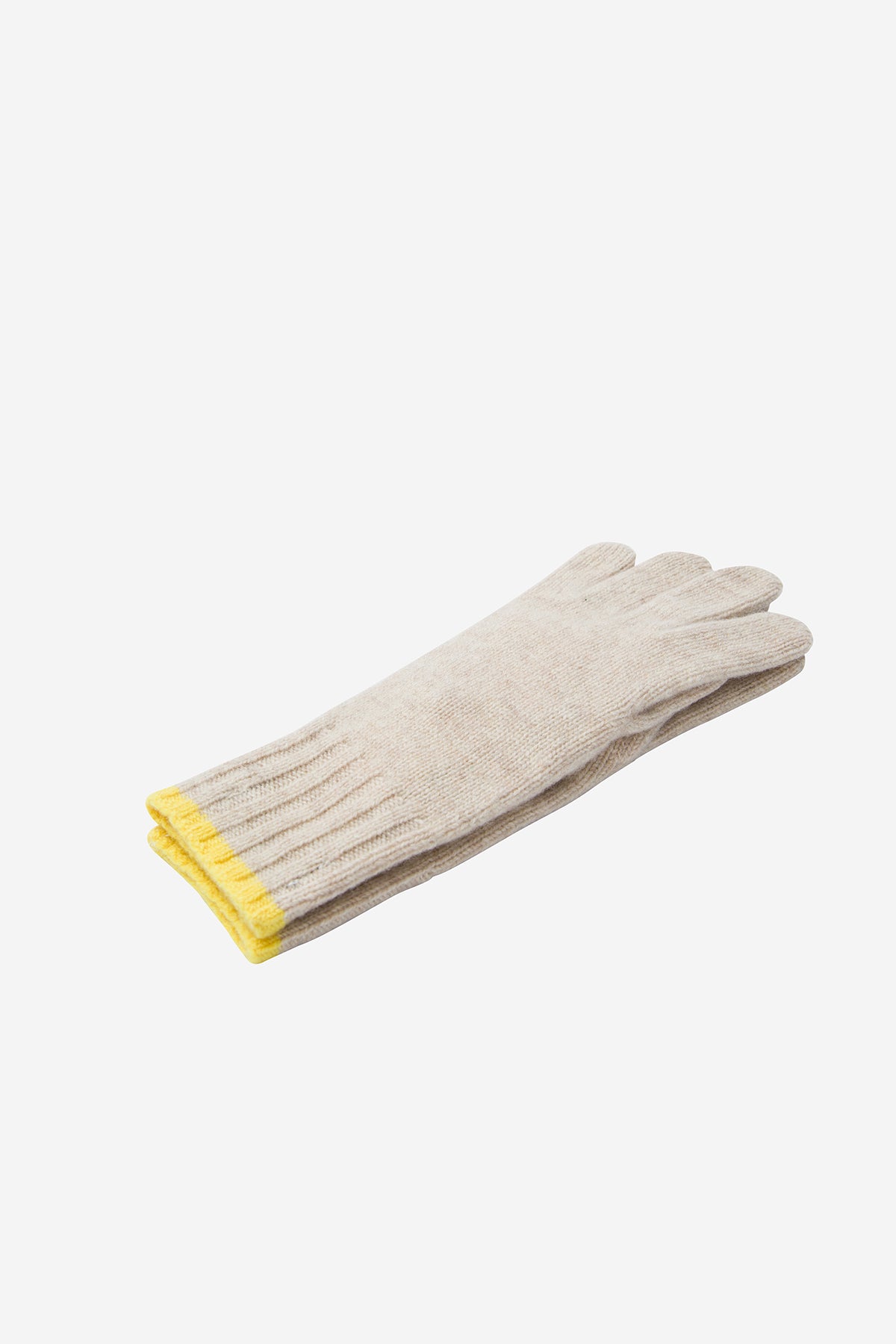 Ecoalf BROWN WOOL GLOVES