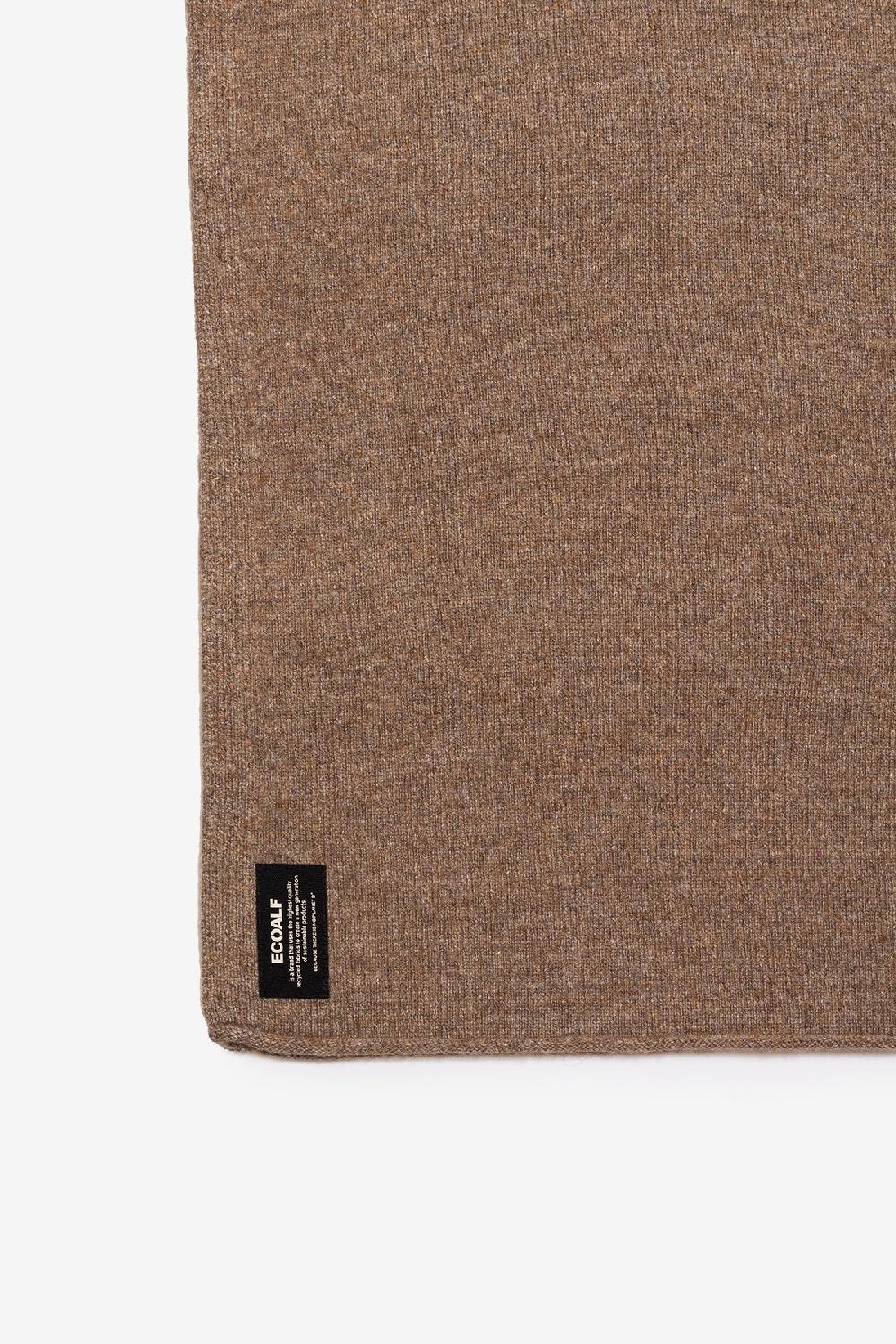 Ecoalf BROWN WOOL SCARF