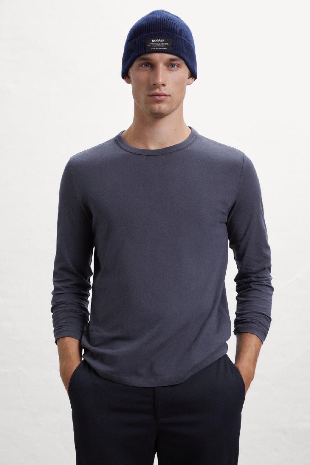 Ecoalf CAVIAR NABIL LONG-SLEEVED T-SHIRT