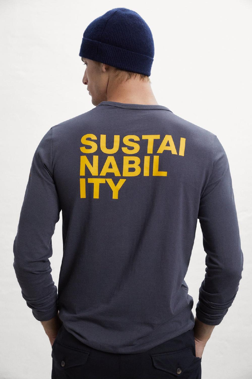Ecoalf CAVIAR NABIL LONG-SLEEVED T-SHIRT