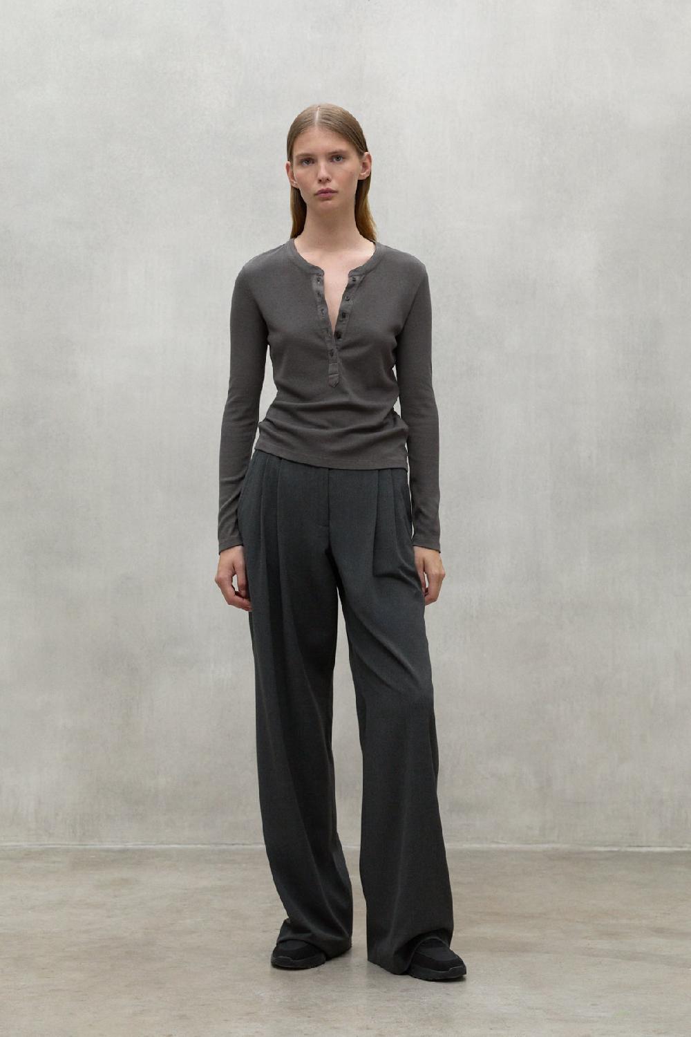 Ecoalf DARK BROWN LILLE T-SHIRT