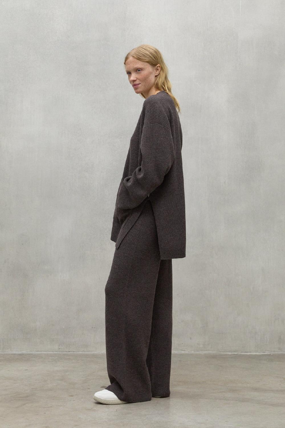 Ecoalf DARK BROWN NIM SWEATER