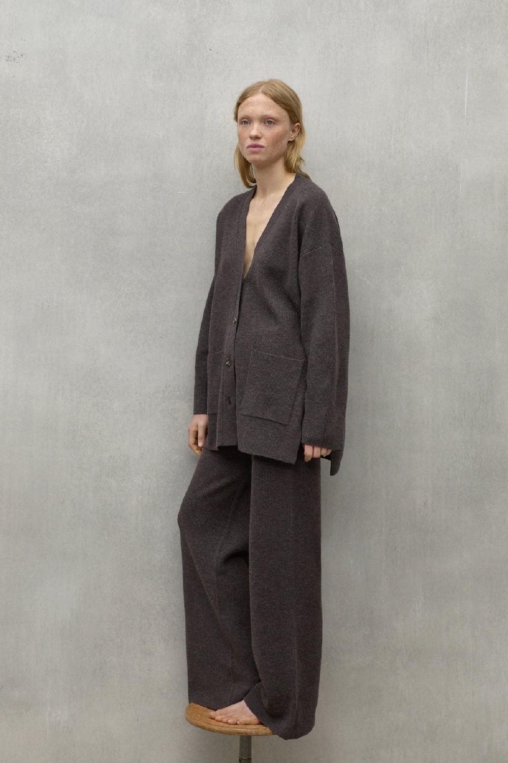 Ecoalf DARK BROWN NIM SWEATER