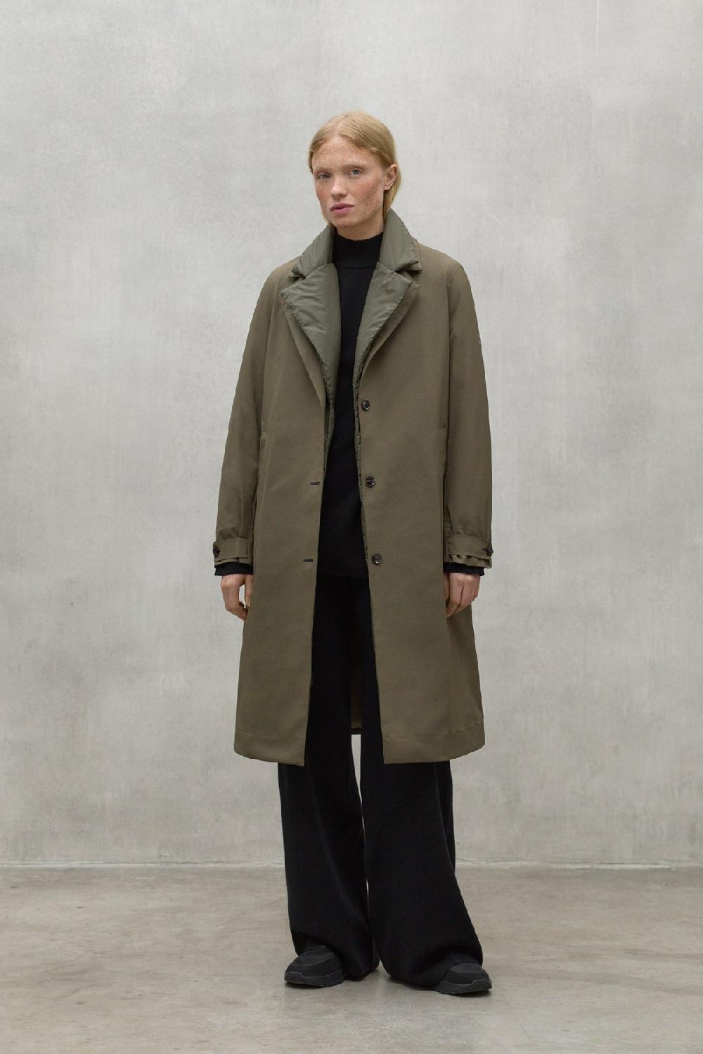 Ecoalf DARK GREEN ALBERT COAT