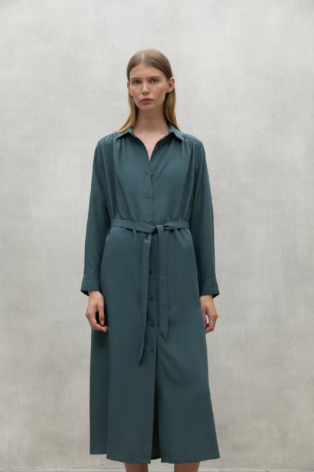 Ecoalf DARK GREEN ALEJANDRA DRESS