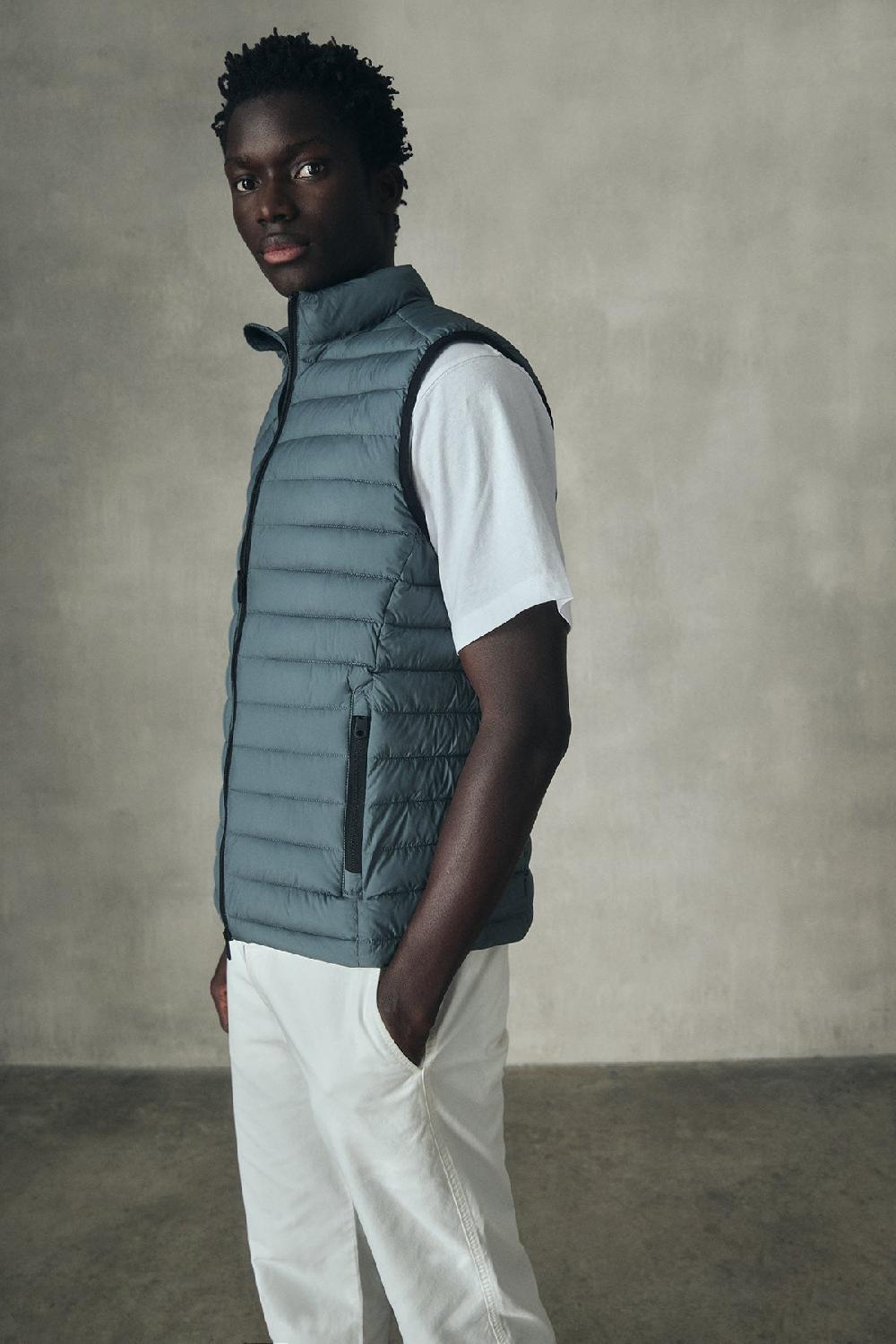 Ecoalf DARK GREEN CARDIFF WAISTCOAT