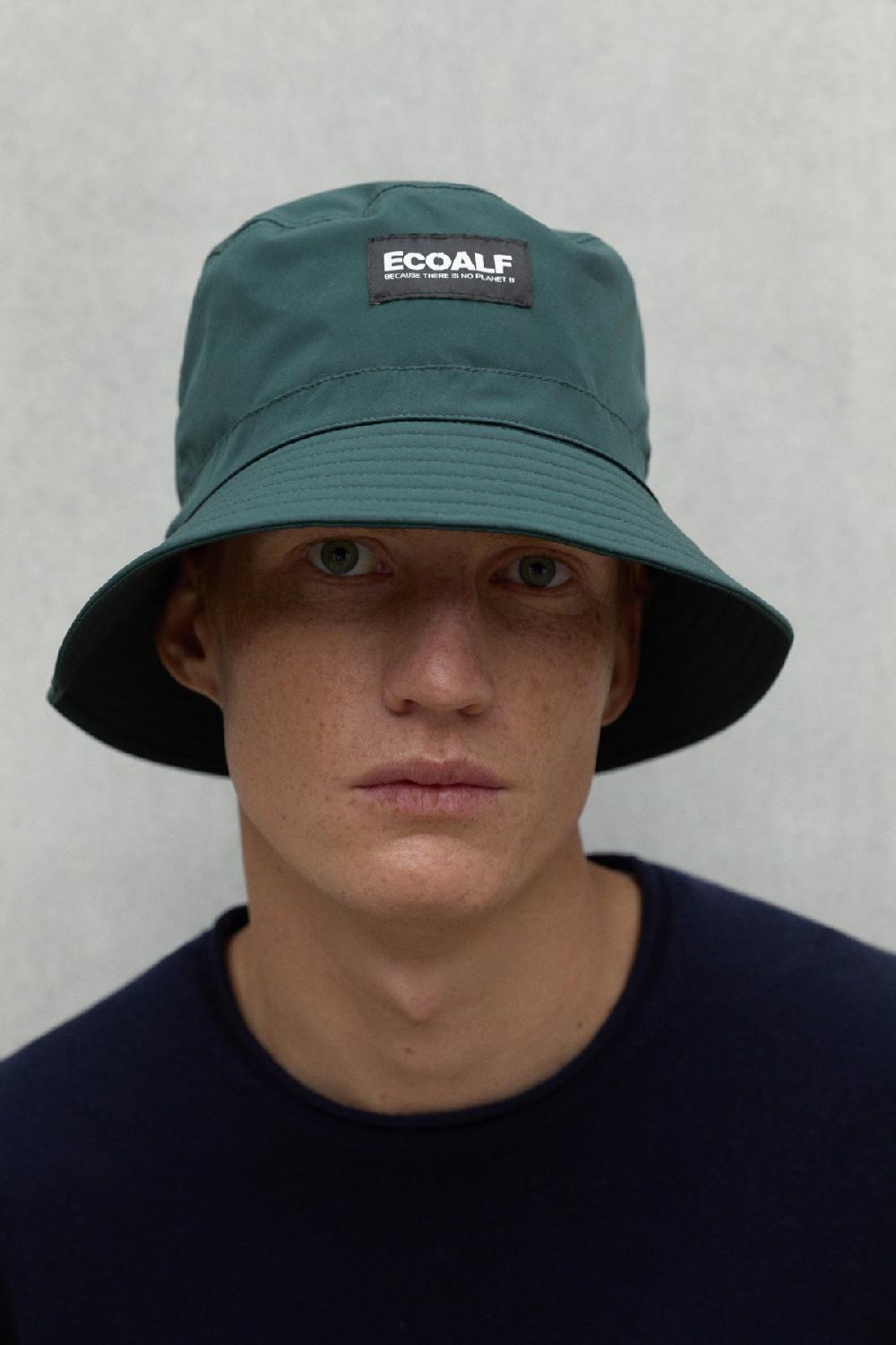 Ecoalf DARK GREEN FISHER BAS HAT