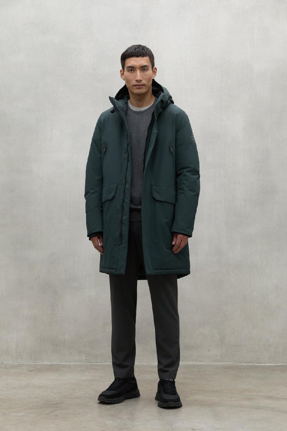 Ecoalf DARK GREEN ICEBERG COAT