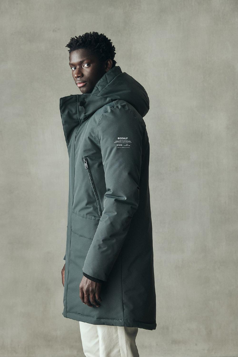 Ecoalf DARK GREEN ICEBERG COAT