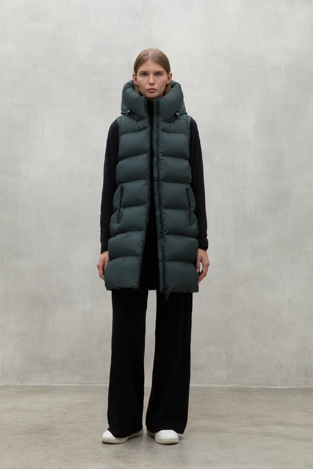 Ecoalf DARK GREEN MANLIE WAISTCOAT