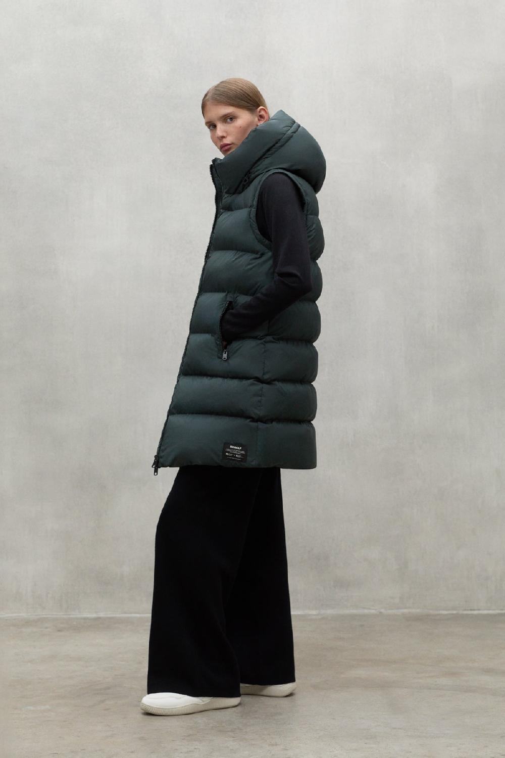 Ecoalf DARK GREEN MANLIE WAISTCOAT