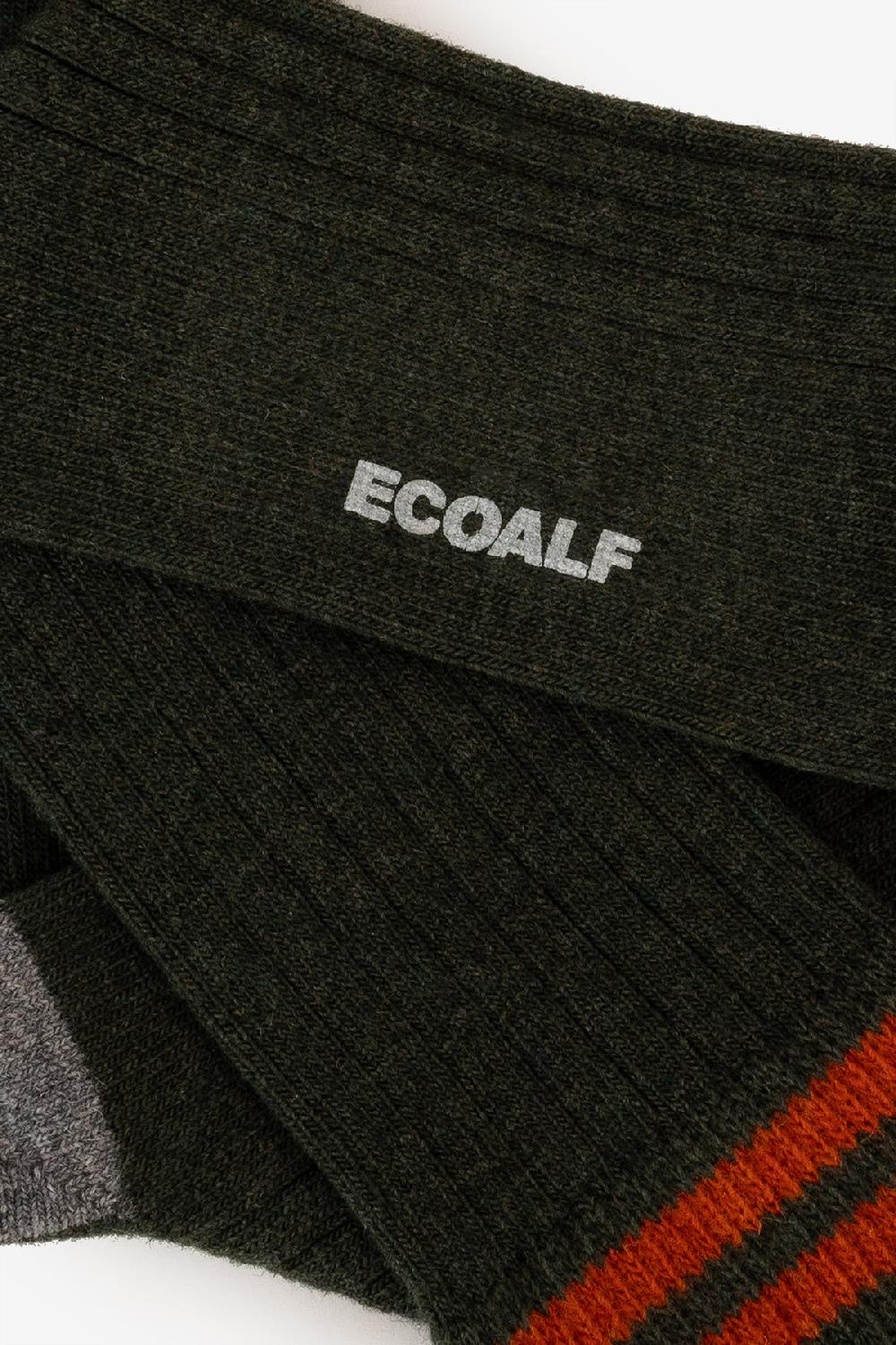 Ecoalf DARK GREEN MOUNTAIN SOCKS