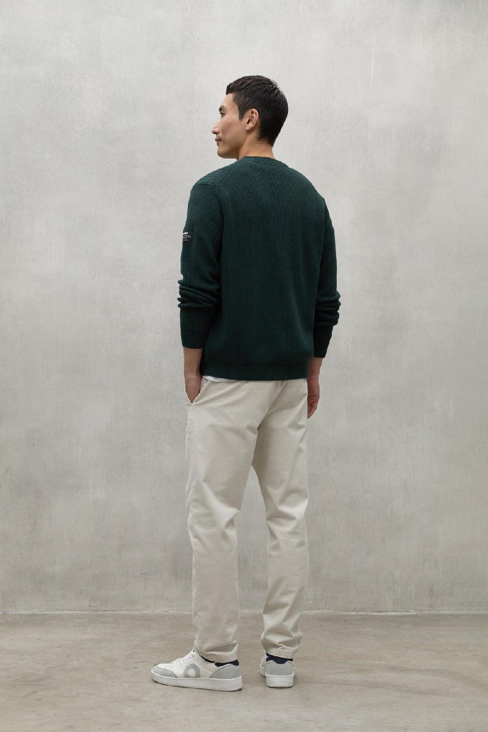 Ecoalf DARK GREEN SEYAL SWEATER