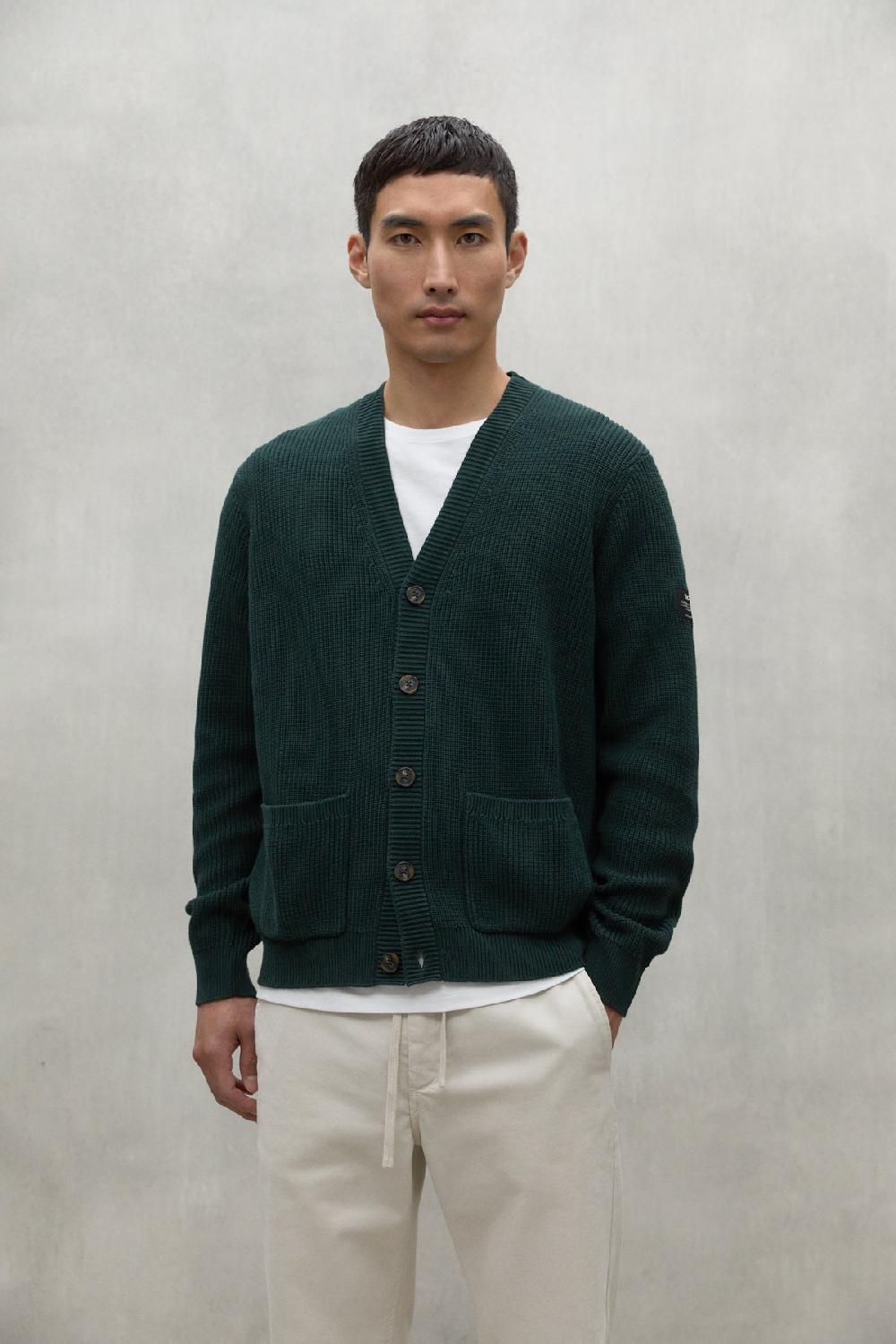 Ecoalf DARK GREEN SEYAL SWEATER