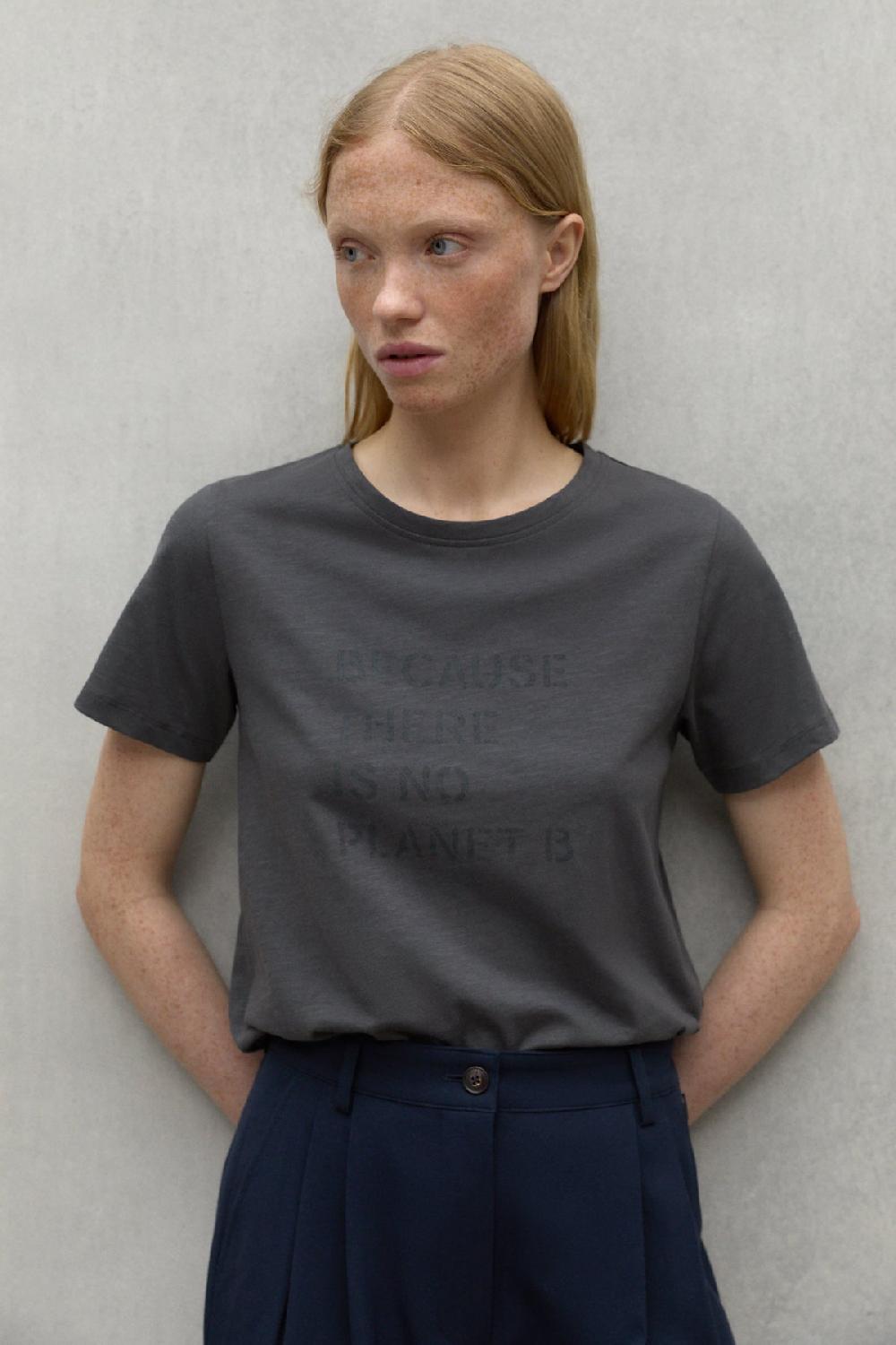 Ecoalf DARK GREY AMBEL T-SHIRT