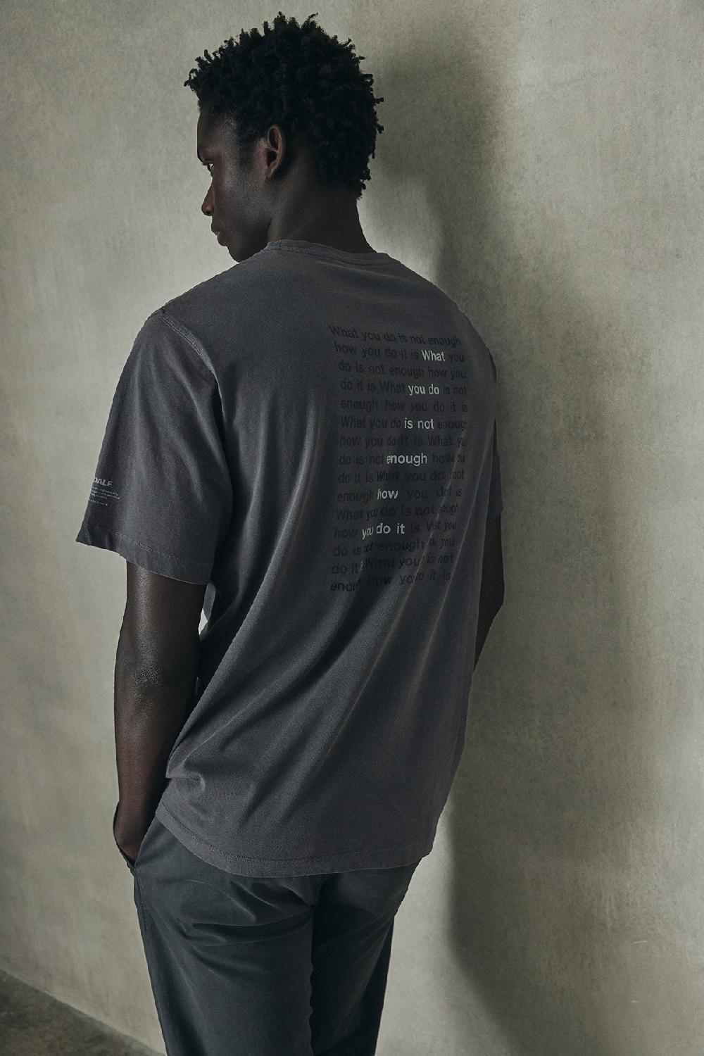 Ecoalf DARK GREY BURGOS T-SHIRT