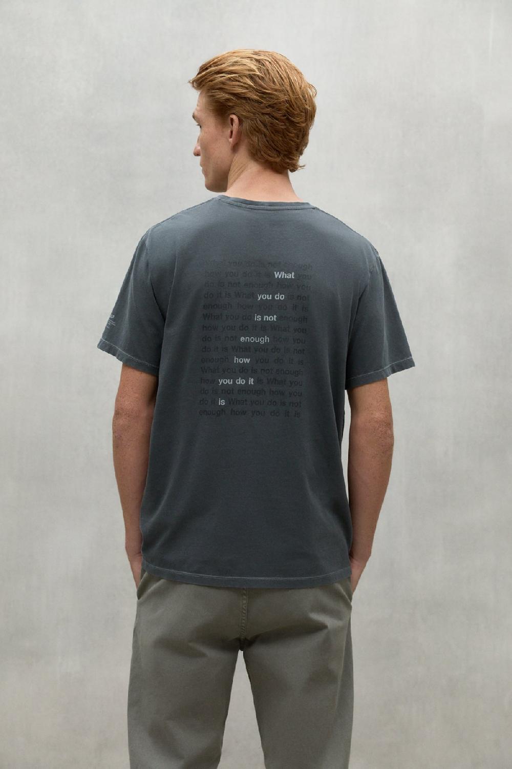 Ecoalf DARK GREY BURGOS T-SHIRT