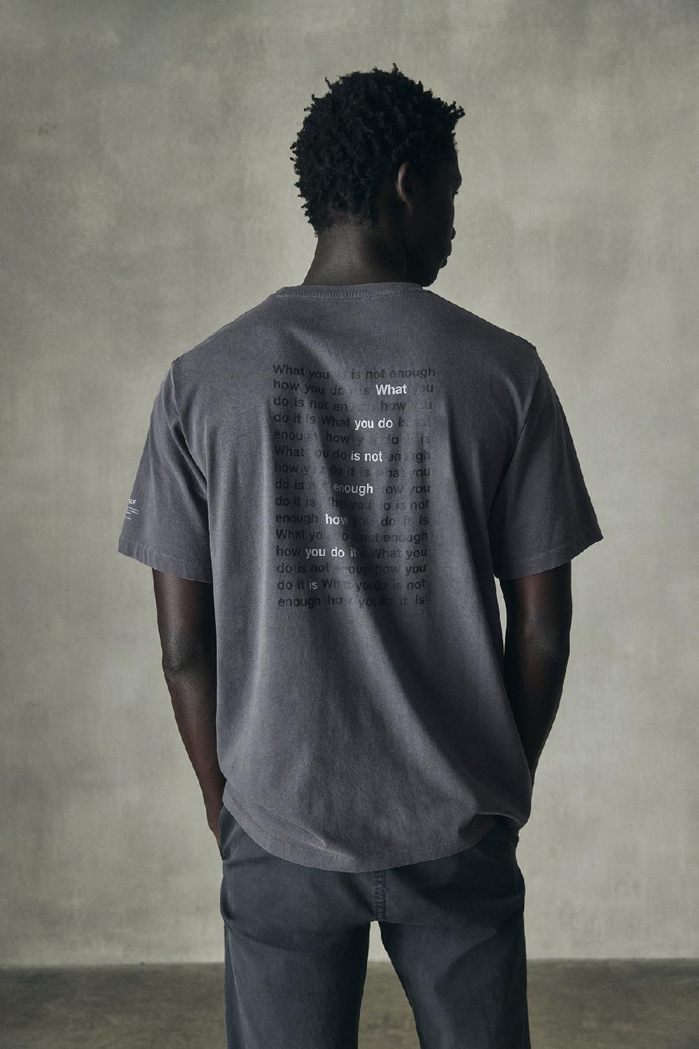 Ecoalf DARK GREY BURGOS T-SHIRT