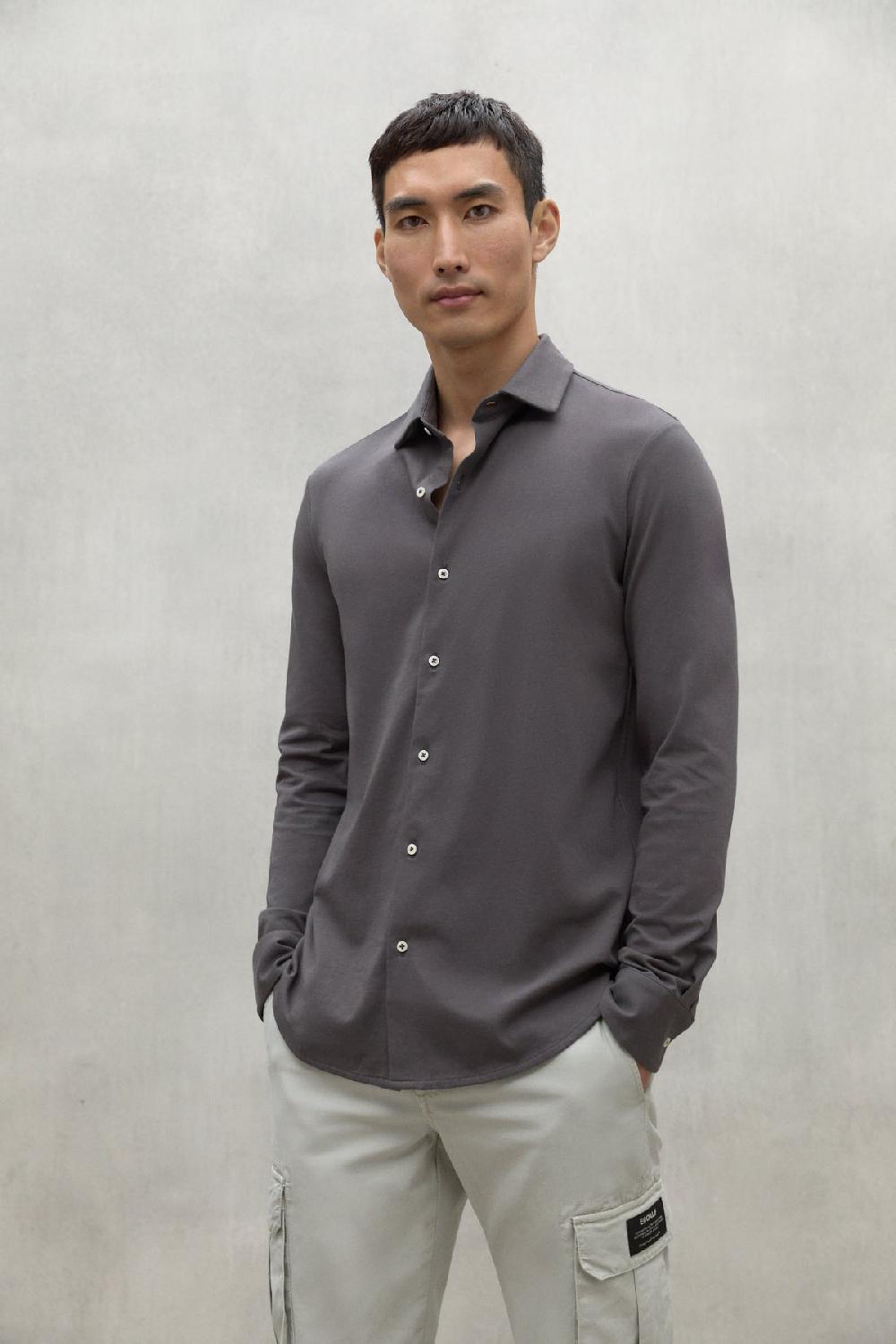 Ecoalf DARK GREY GAEL SHIRT