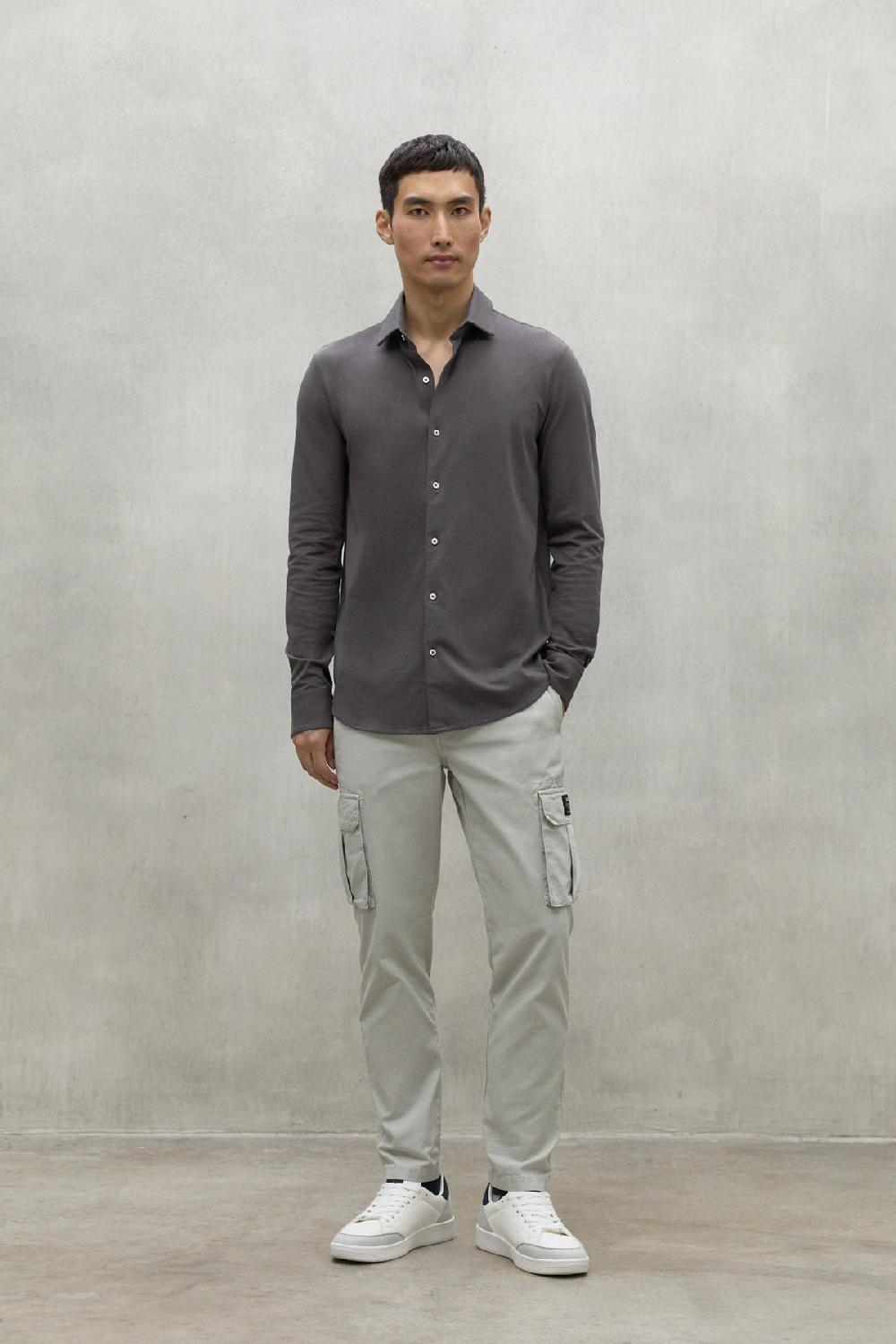 Ecoalf DARK GREY GAEL SHIRT