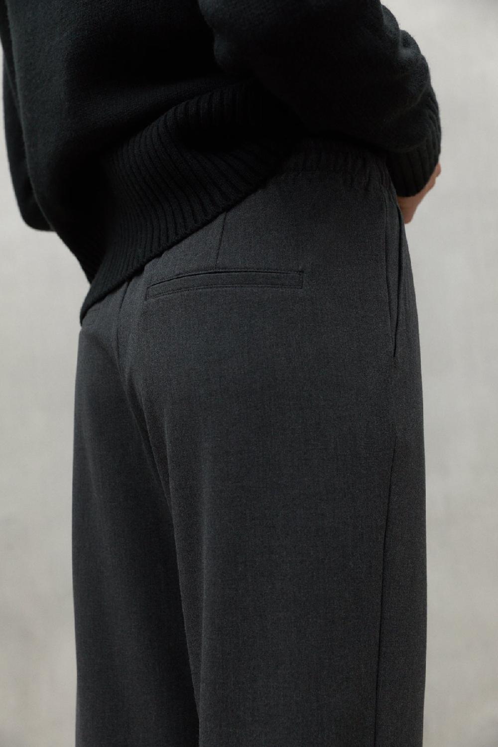 Ecoalf DARK GREY GAYA TROUSERS