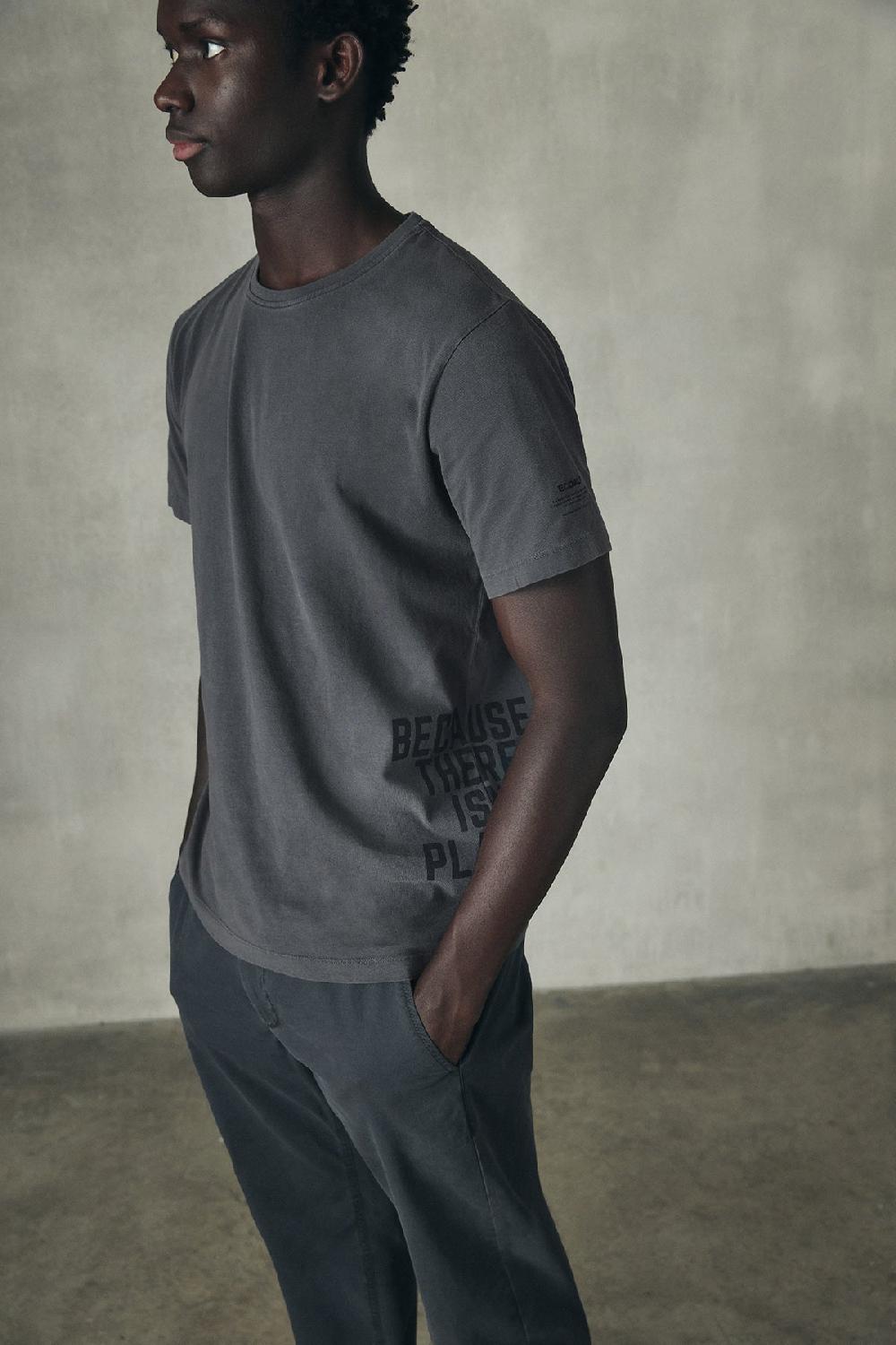 Ecoalf DARK GREY SANTANDER T-SHIRT