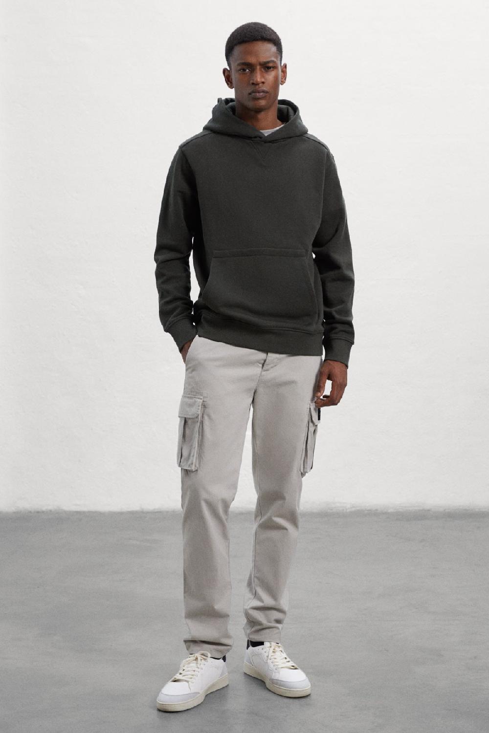 Ecoalf GREEN ARMY SWEATSHIRT