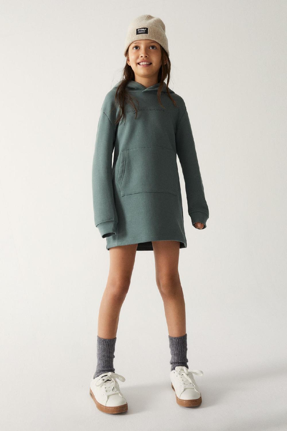 Ecoalf GREEN CARAMEL DRESS