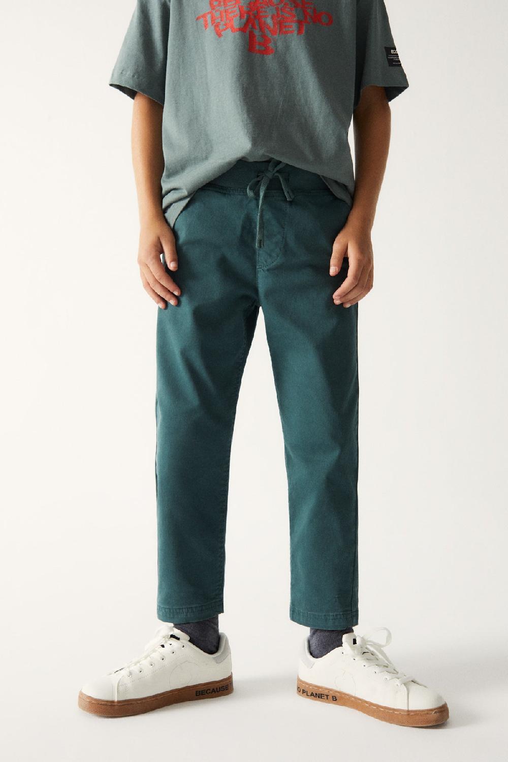Ecoalf GREEN CHINORIB TROUSERS