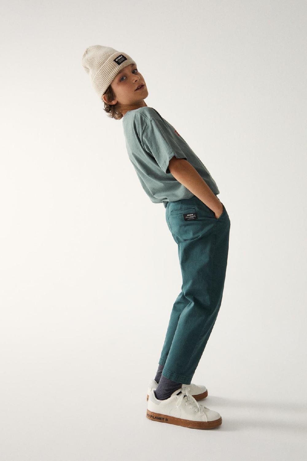 Ecoalf GREEN CHINORIB TROUSERS