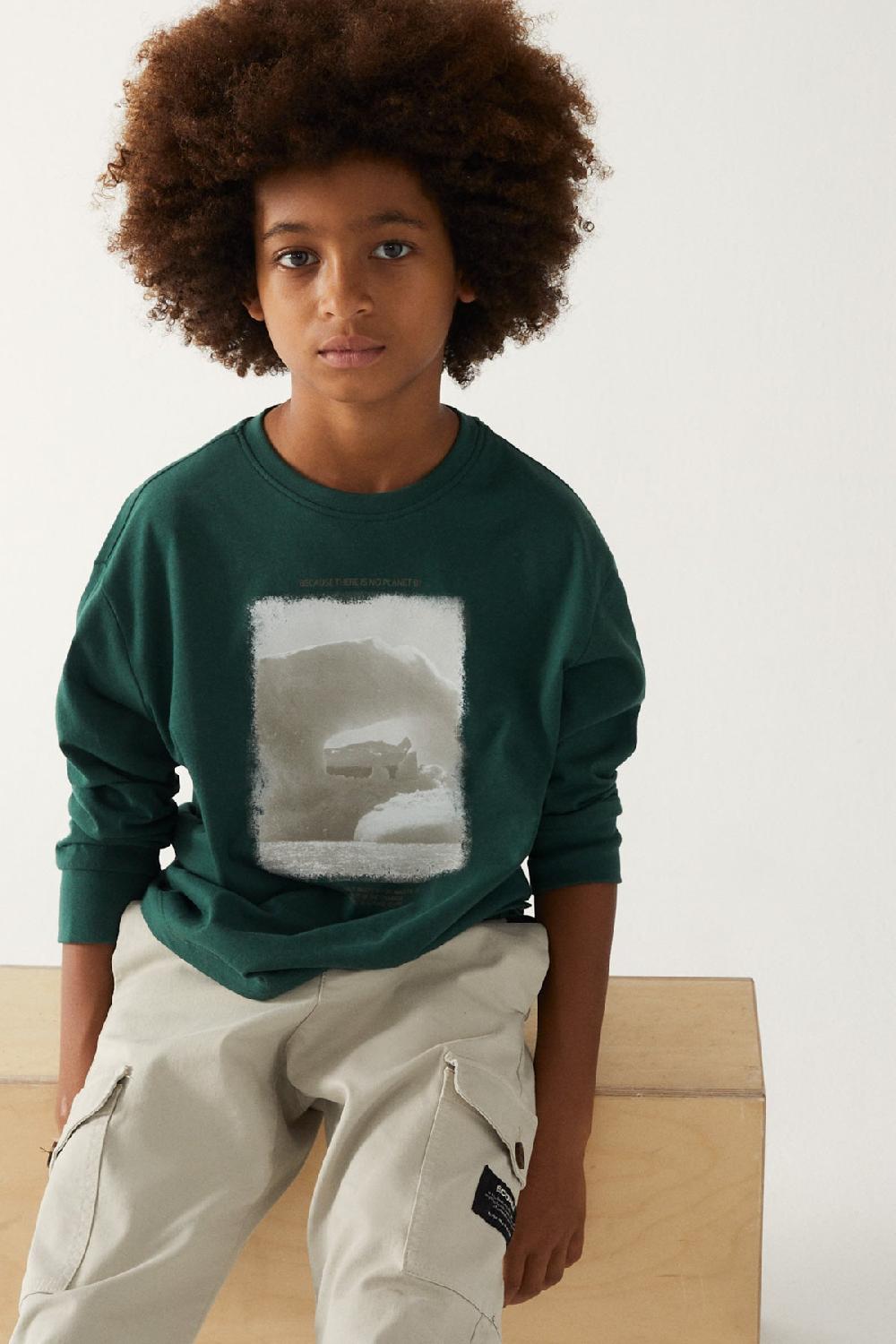 Ecoalf GREEN CREEPER LONG-SLEEVED T-SHIRT