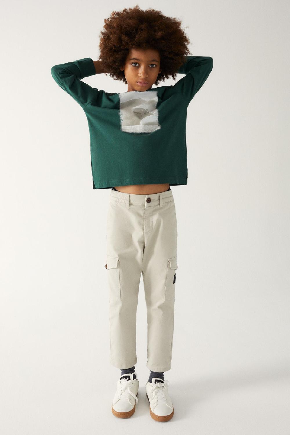 Ecoalf GREEN CREEPER LONG-SLEEVED T-SHIRT