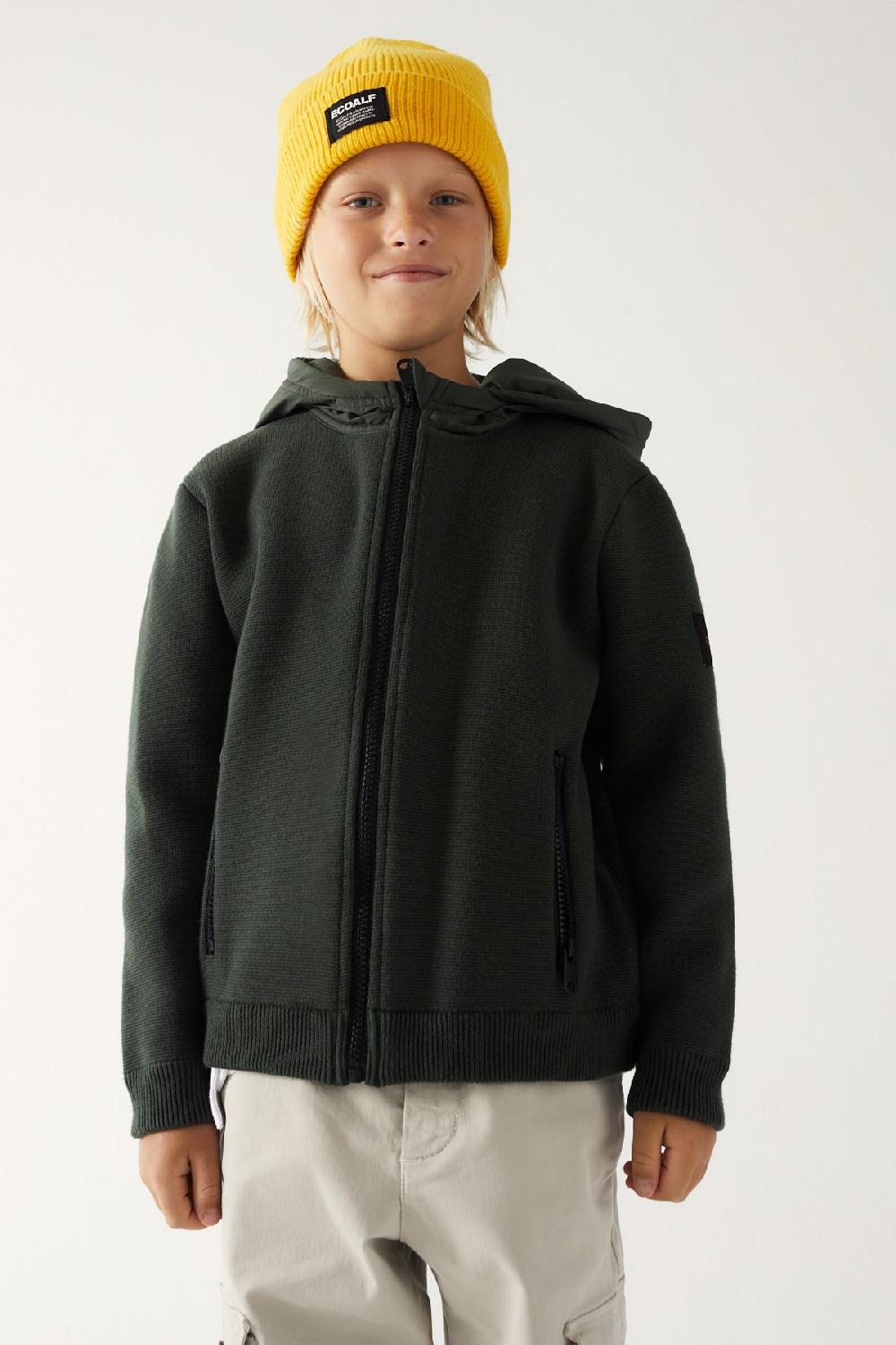 Ecoalf GREEN LESCA KNITTED JUMPER