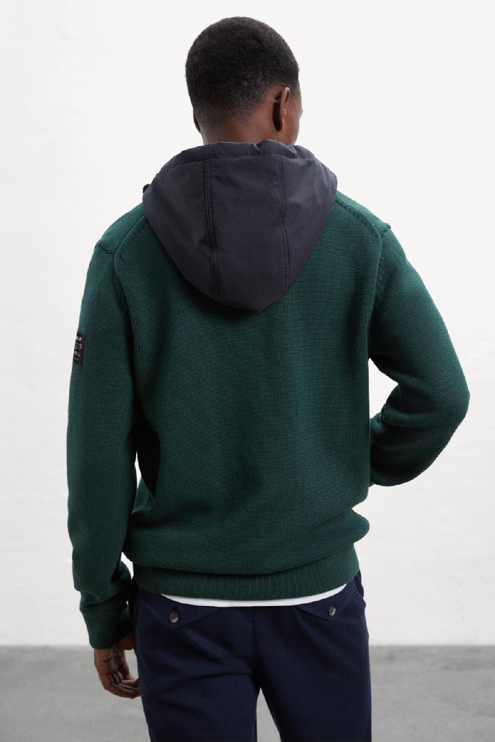 Ecoalf GREEN LESCA KNITTED JUMPER