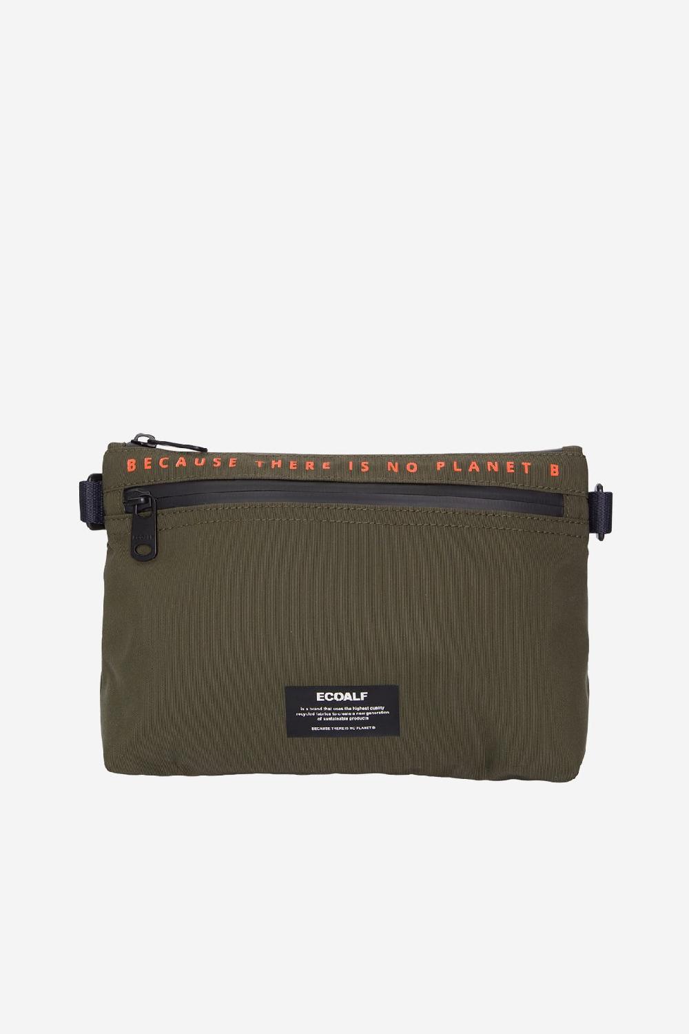Ecoalf GREEN LUPITA BECAUSE DOUBLE-ZIP BAG