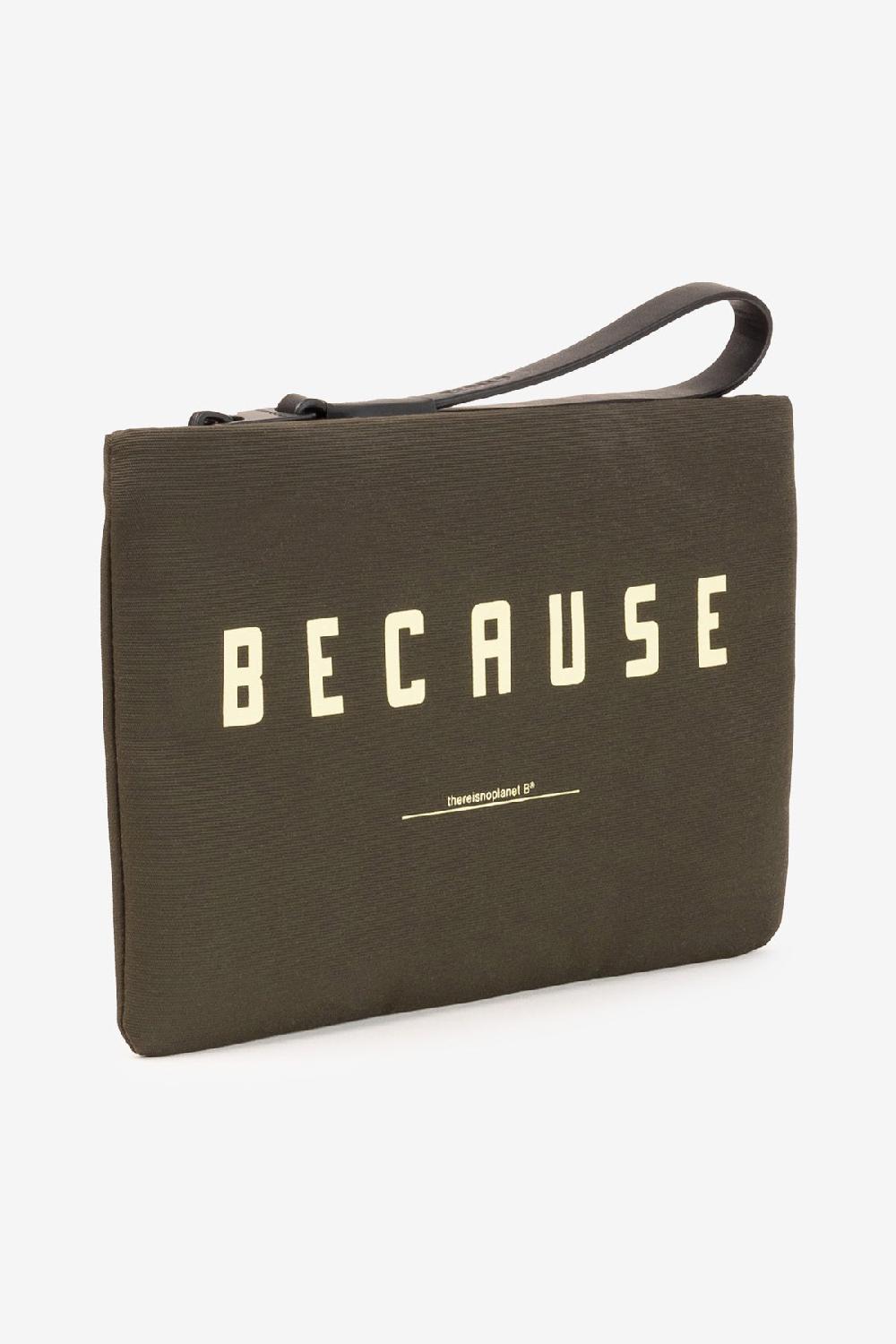 Ecoalf GREEN LUPITA HANDBAG WITH MESSAGE