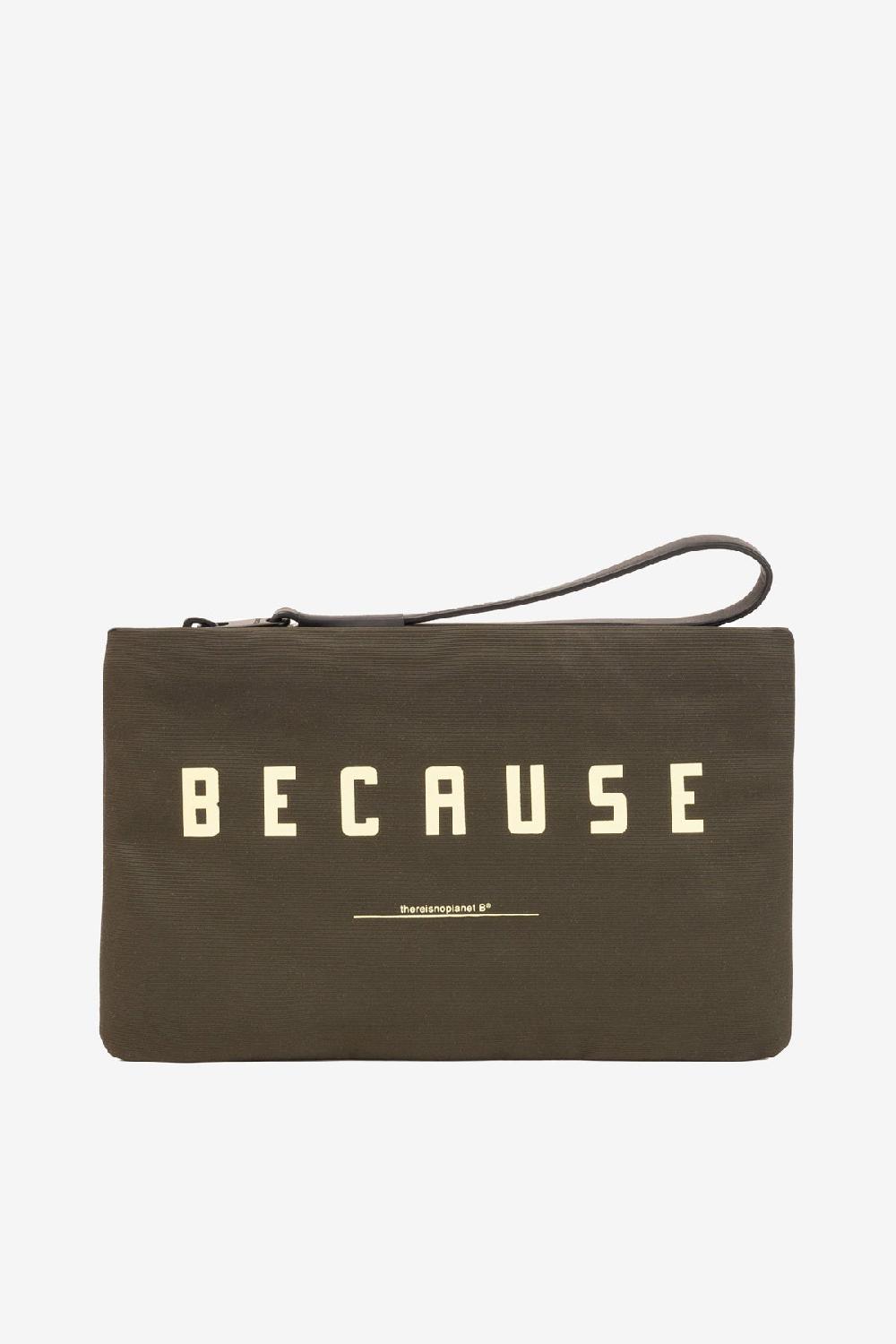 Ecoalf GREEN LUPITA HANDBAG WITH MESSAGE