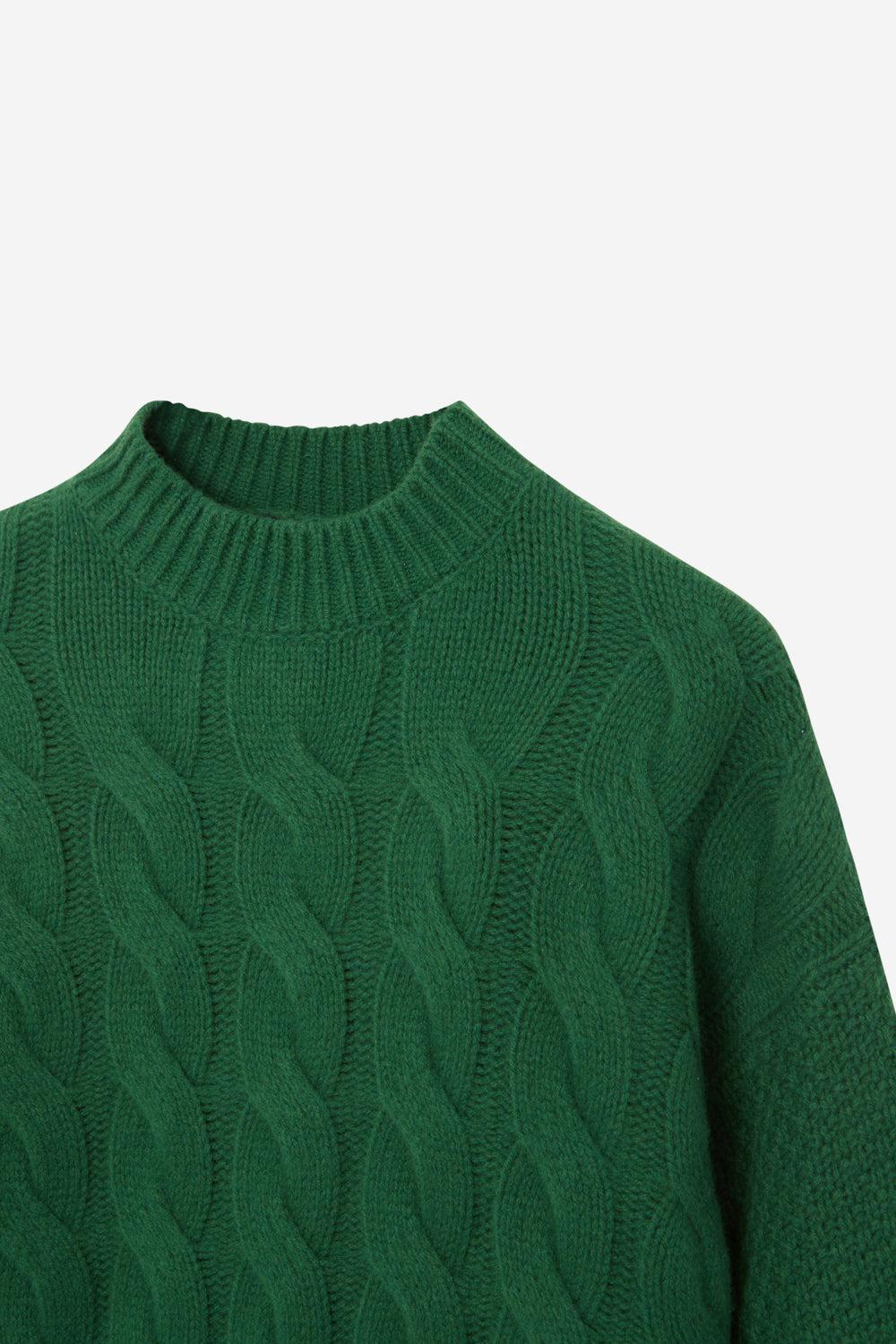 Ecoalf GREEN MIMOSA KNITTED JUMPER