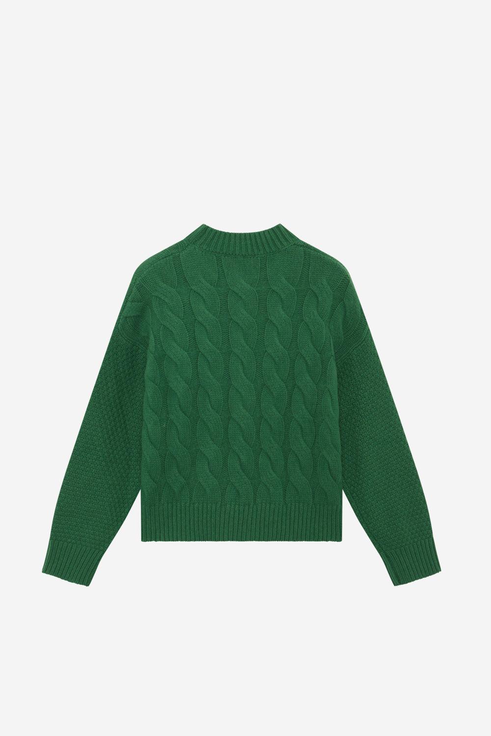 Ecoalf GREEN MIMOSA KNITTED JUMPER