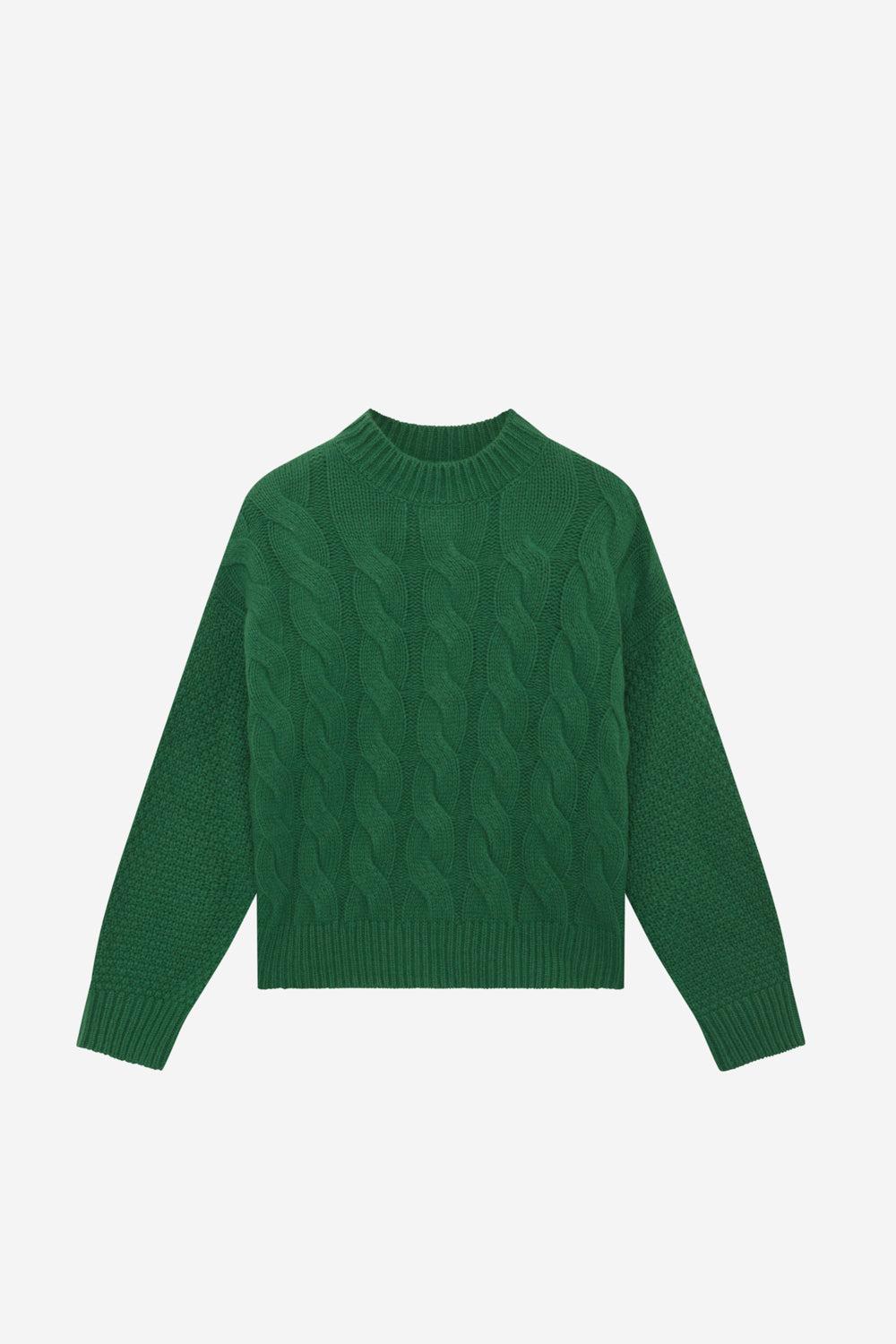 Ecoalf GREEN MIMOSA KNITTED JUMPER
