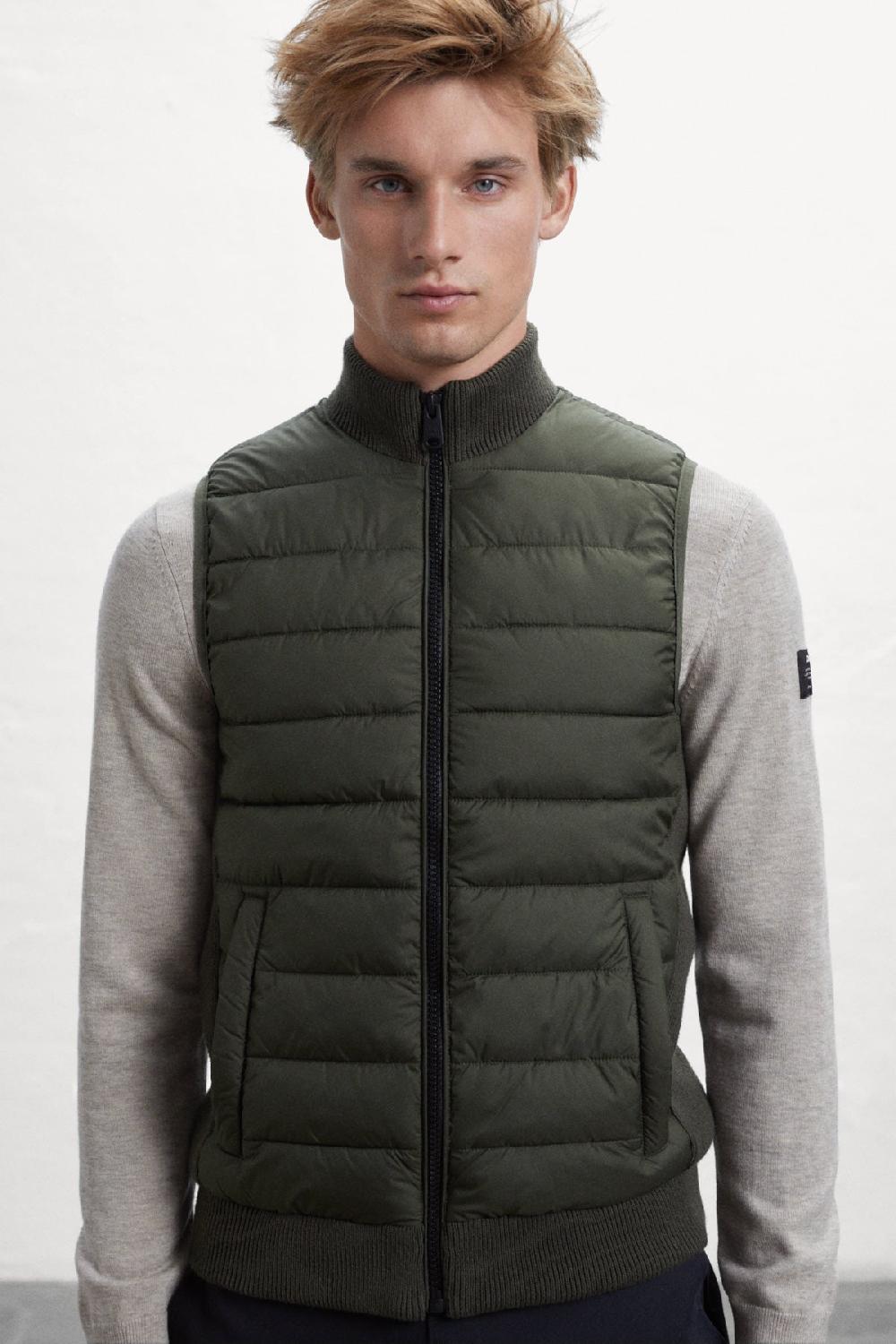 Ecoalf GREEN TRIM KNITTED VEST