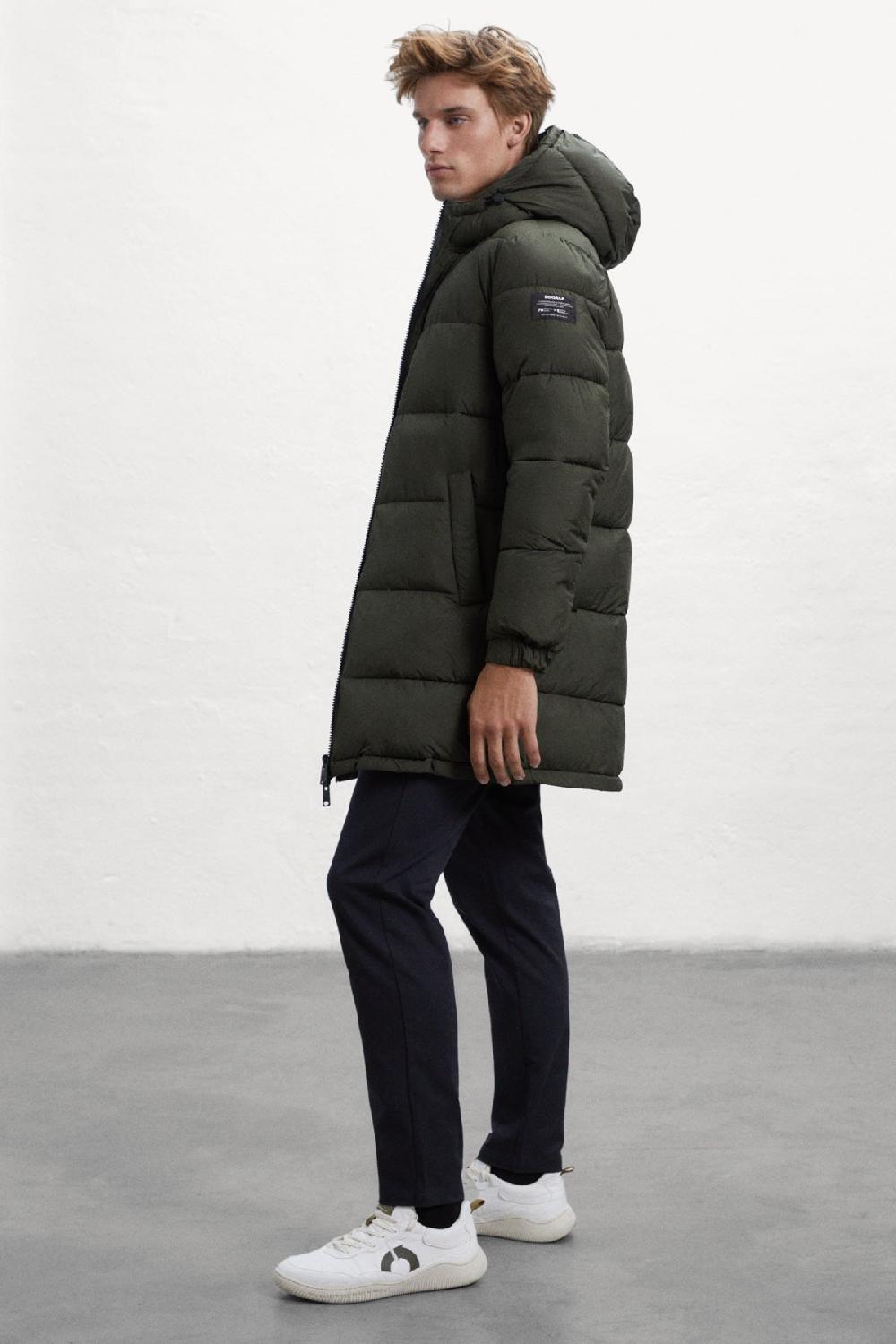 Ecoalf GREEN VINTAGE REVERSIBLE COAT