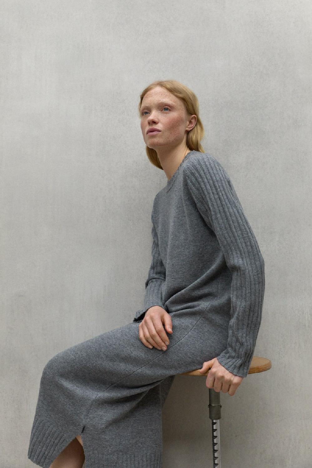 Ecoalf GREY EUCALIPTO DRESS