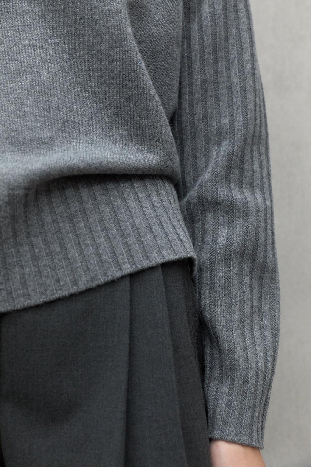 Ecoalf GREY EUCALIPTO SWEATER