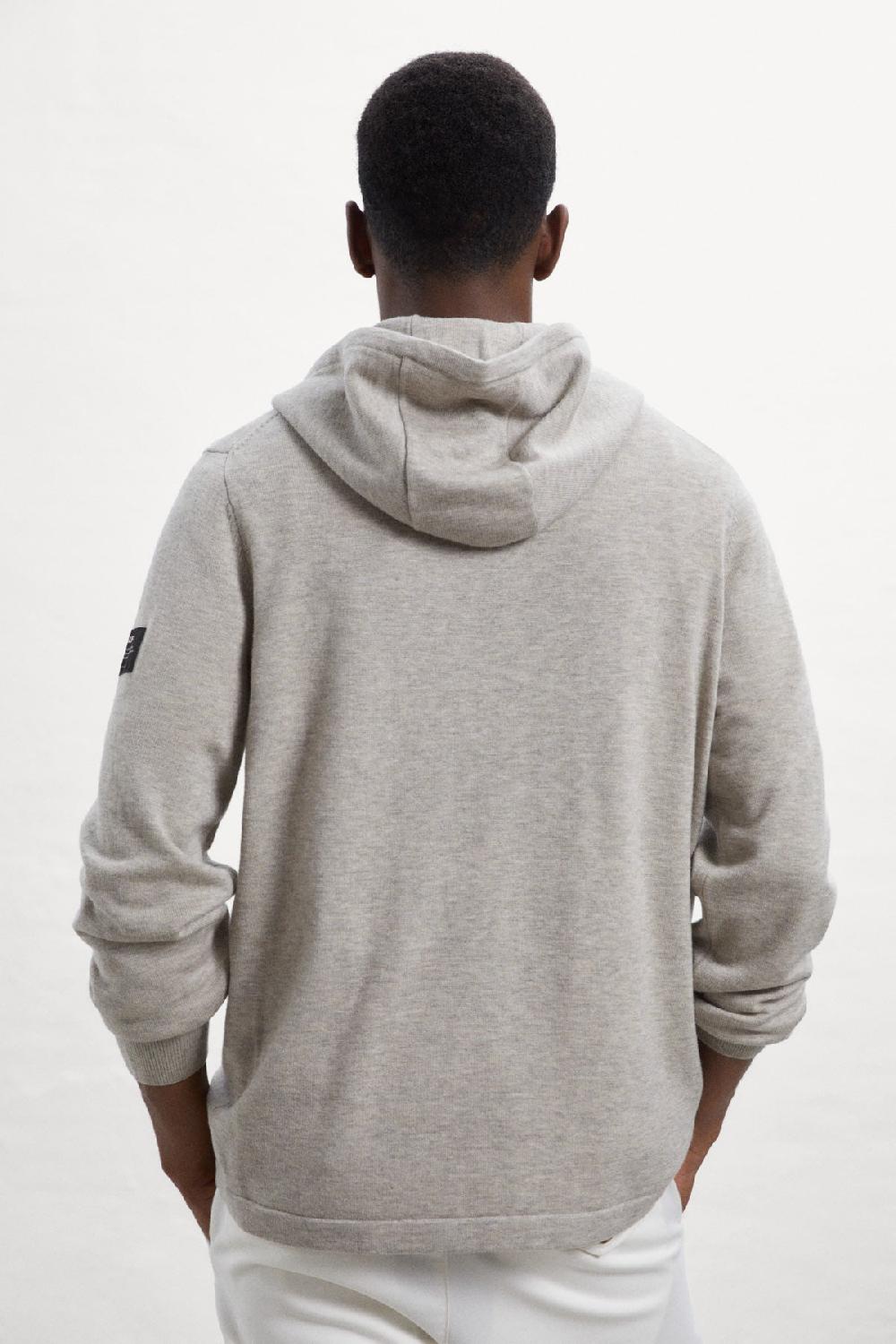 Ecoalf GREY KENTY KNITTED JUMPER