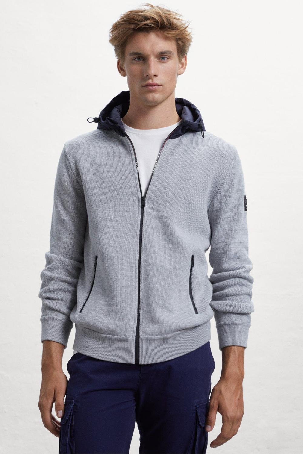 Ecoalf GREY LESCA KNITTED JUMPER